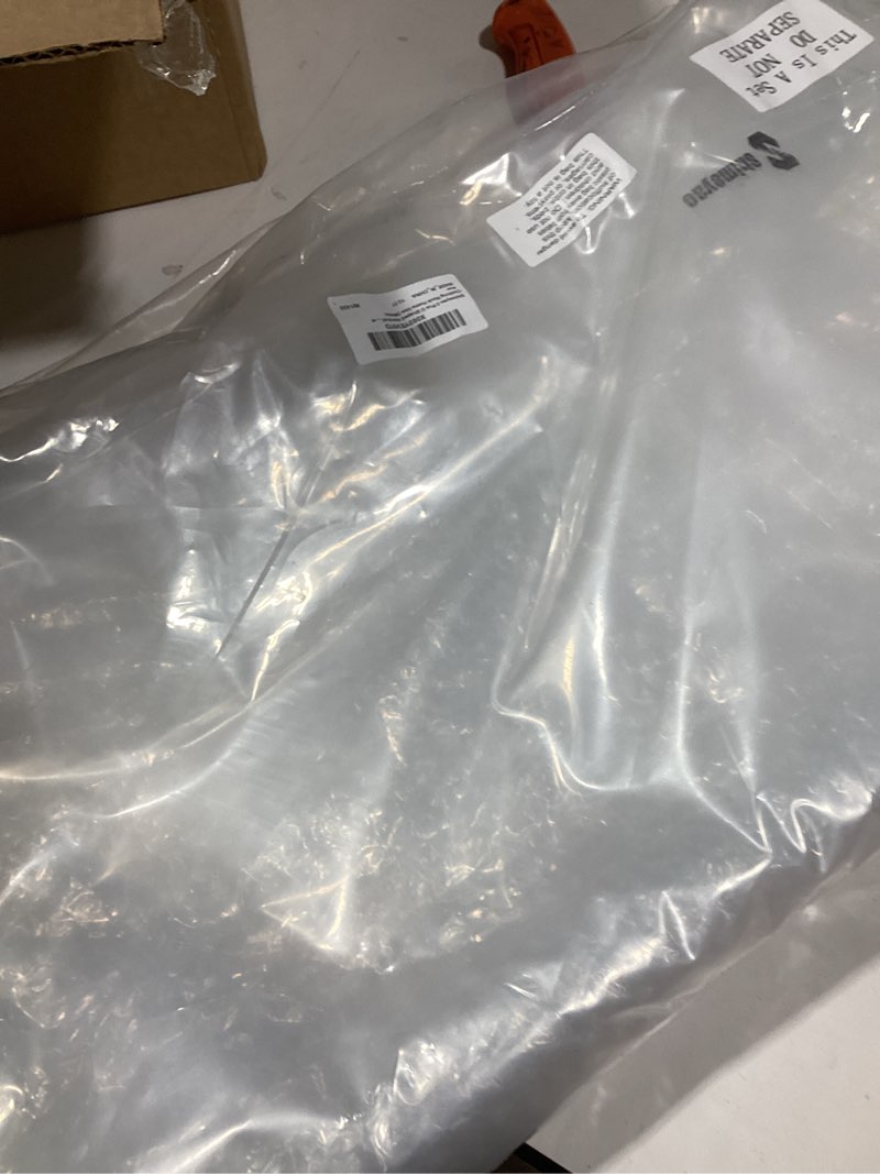 Condition photo showing New/Like New for Shimeyao 2 Pcs U Shaped Handrail for Slatwall 24 Inch Oval Tubing Handrail Metal Slat Wall Accessory for Retail Displays Bracket Clothing Rack Home Use (White)