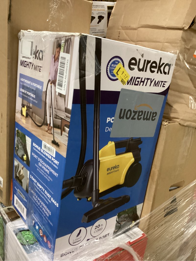 Condition photo showing Good Condition for eureka mighty mite bagged canister vacuum 3670g yellow
