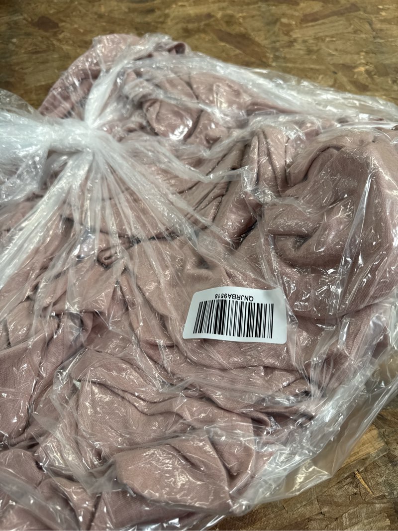 Condition photo showing Good Condition for european linen duvet cover, full/queen, dusty mauve