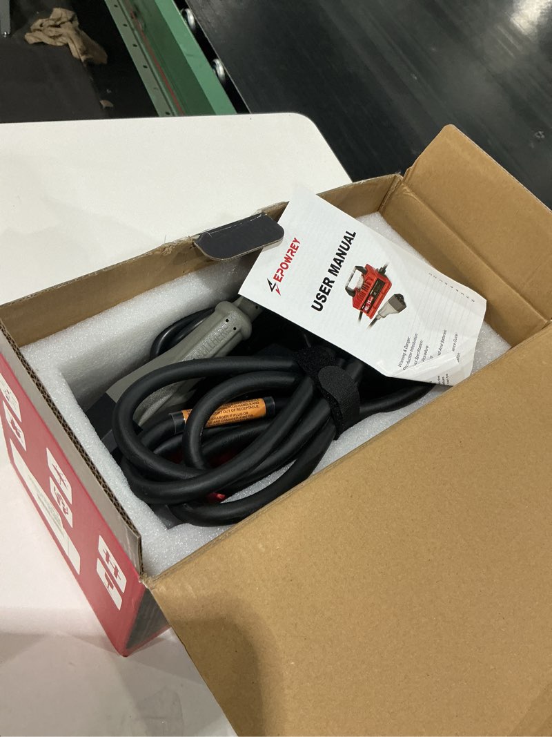 Condition photo showing Good Condition for epowrey 15 amp golf cart charger for 48 volt ezgo rxv & txt with 3 pin triangular plug-lead acid battery