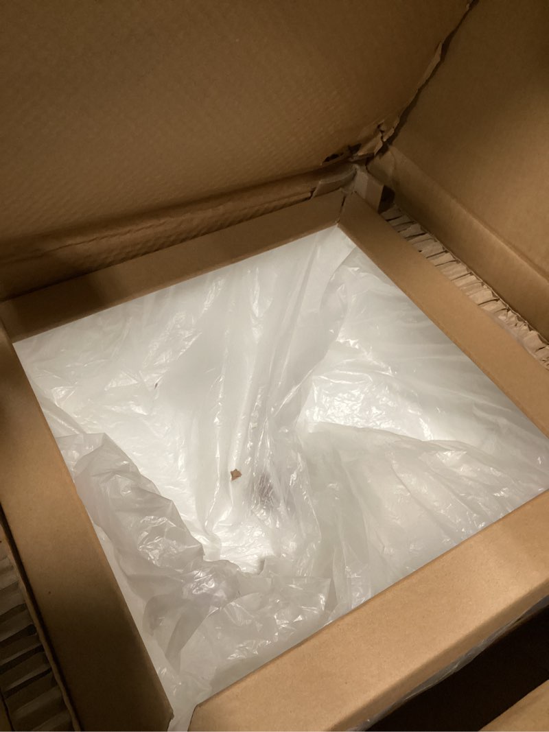 Condition photo showing Good Condition for Kraus KCV-120 Square Ceramic Bathroom Sink, White