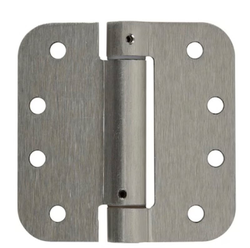 Condition photo showing New/Like New for RELIABILT 4-in H x 5/8-in Radius Satin Nickel Spring Interior Door Hinge