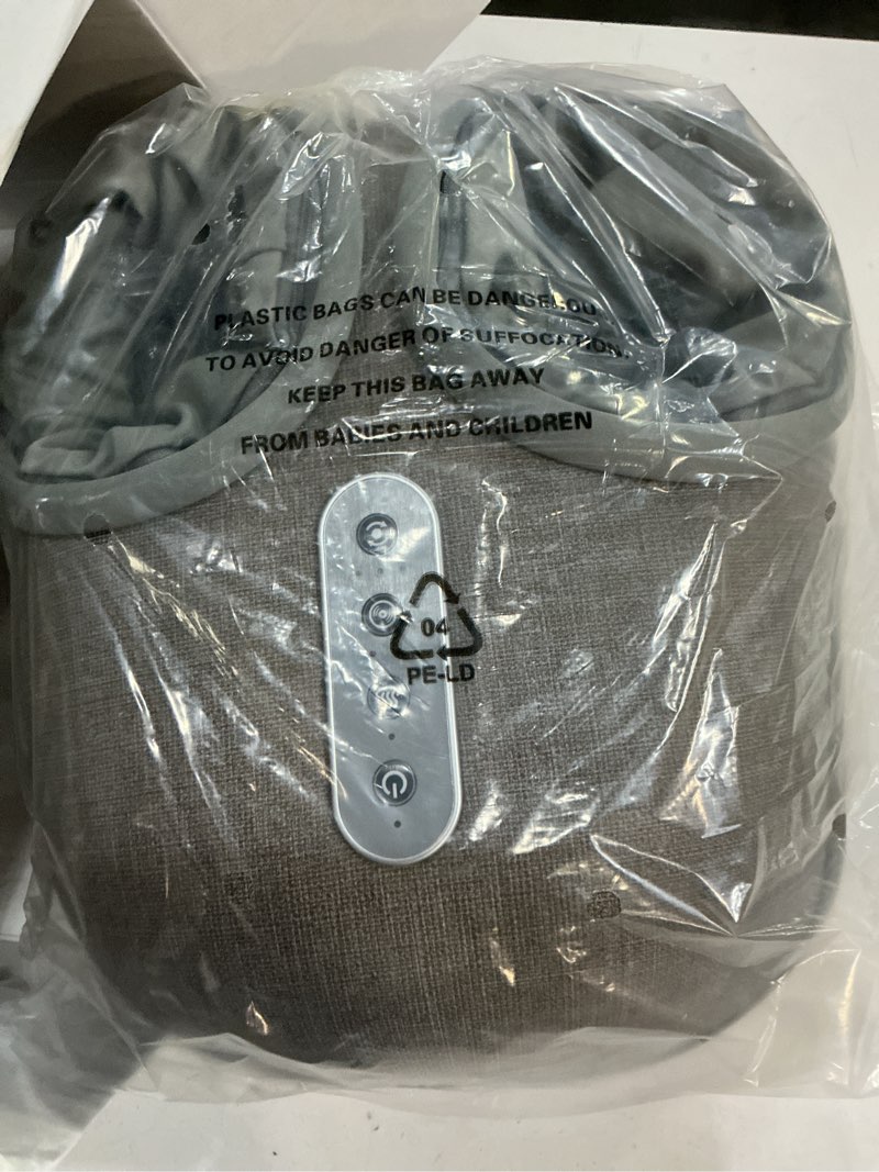 Condition photo showing New/Like New for medcursor foot massager with heat - shiatsu deep kneading, delivers relief for tired muscles and plantar, multi-level settings & adjustable intensity for home, gifts for women mom grey