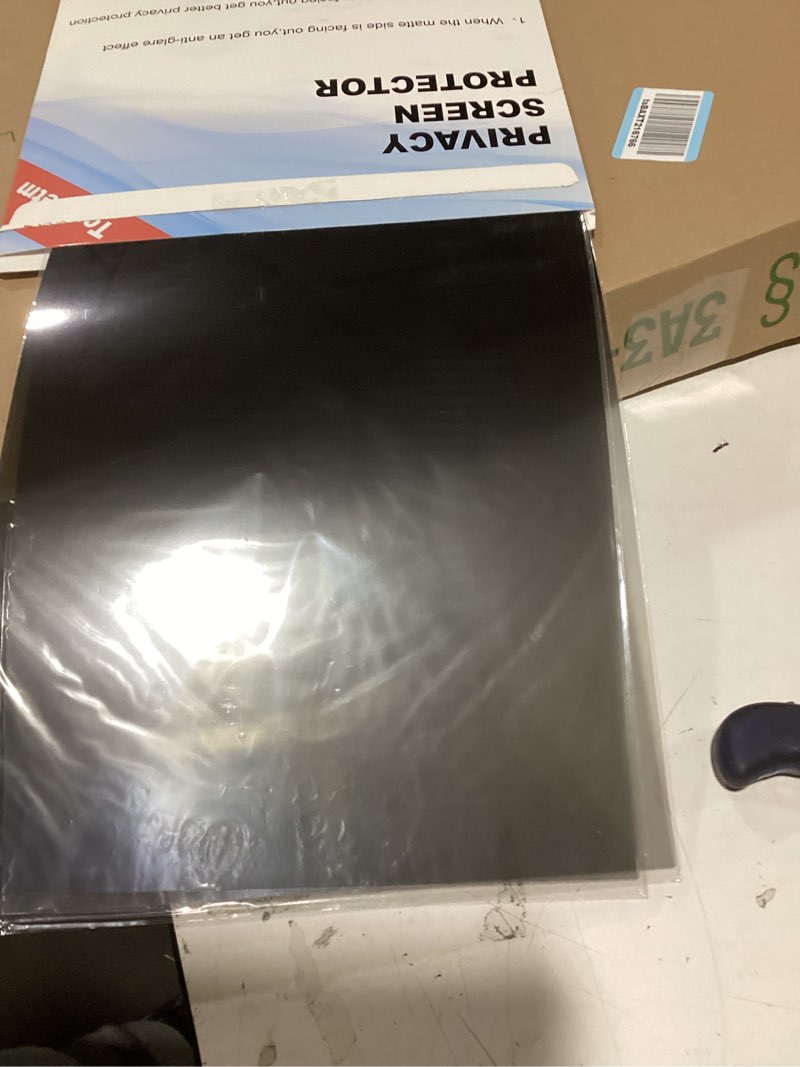 Condition photo showing Good Condition for [2-pack] 24 inch computer privacy screen for 16:9 monitor, removable anti glare blue light filter & anti-scratch protector film - eye protection privacy shield for desktop monitors 24 widescreen (16:9)
