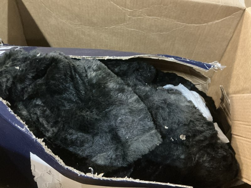 Condition photo showing Good Condition for MAXEVE Electric Heated Blanket 84"x 90" Rabbit Faux Fur Queen Blankets with Dual Controllers 8 Heating Levels & 8H Auto Off, Fast Heating Warm Sherpa Washable Throw with ETL Certification, Grey Grey Queen-84" x 90"