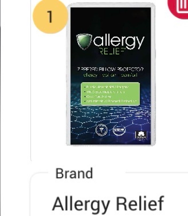 Allergy Relief Zippered Pillow Protector, King, 2 Pack