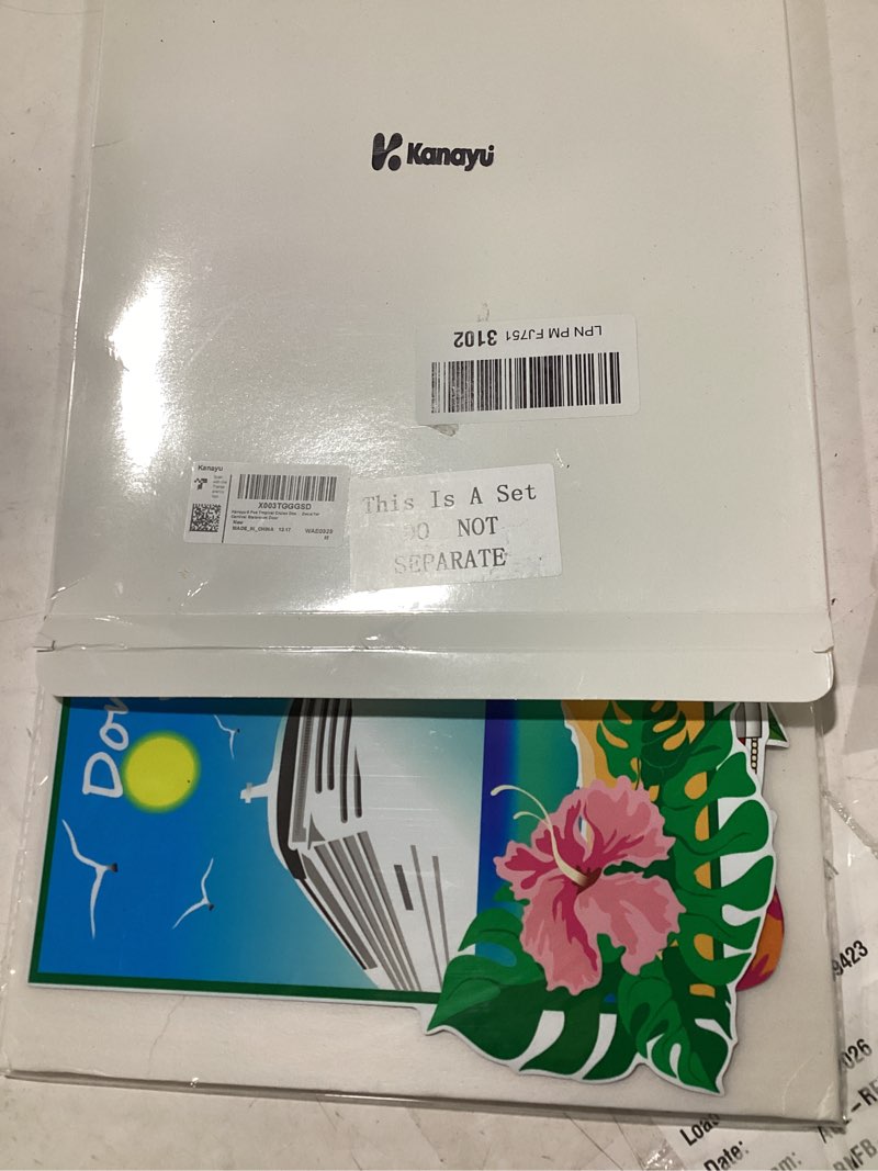 Condition photo showing New/Like New for Kanayu 6 Pcs Tropical Cruise Door Decorations Magnetic Large Ship Decorations Magnets Anchor Cruise Decor Car Fridge Magnet Decal for Carnival Stateroom Door