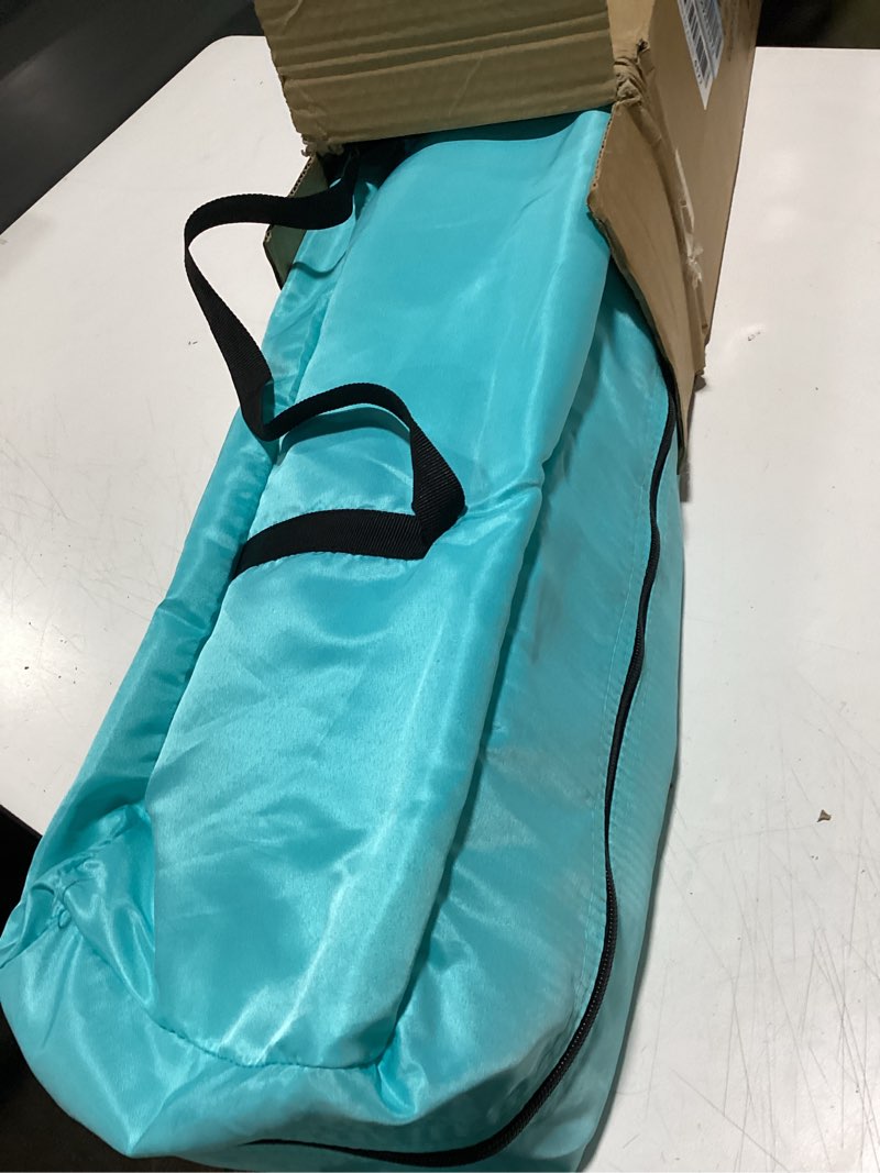 Condition photo showing Good Condition for Twin Bed Canopy Portable Blackout Bed Tent Privacy Tent for Adult Indoor Sleeping with 3 Doors, Storage Bag, Teal Teal 41.3"W x 78.7"L (Pack of 1)