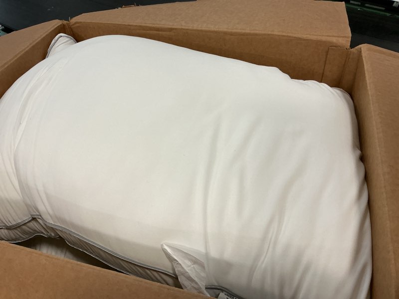 Condition photo showing Good Condition for Pillows Queen Size Set of 2, Gusseted Bed Pillows for Sleeping 2 Pack, Luxury Hotel Quality, Supportive Queen Pillow with Soft Down Alternative for Back Stomach Side Sleepers, Machine Washable Queen-20"*30" Grey