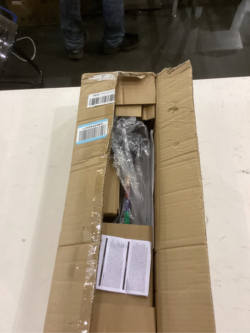 Condition photo showing As Is for Kensington Single Monitor Desk Mount, C-clamp Vesa Stand Fits up to 32 inch Ultrawide Samsung LG , Low Profile Vertical Mount, Height Adjustable Free Standing Arm,K55512WW Black