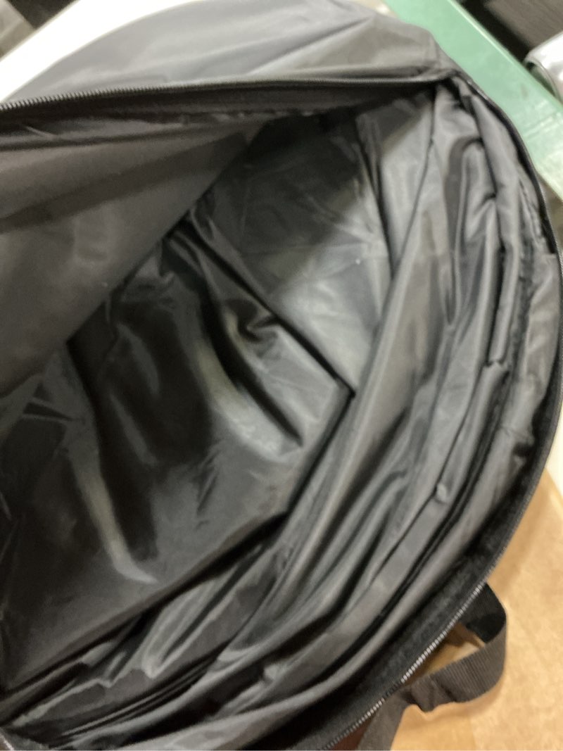 Condition photo showing Good Condition for wakeman pop up changing tent, 3.3 x 3.3 x 6.2ft, camping shower tent for portable toilet stall or dressing room with carry bag for camping, beach, or tailgate, polyester black