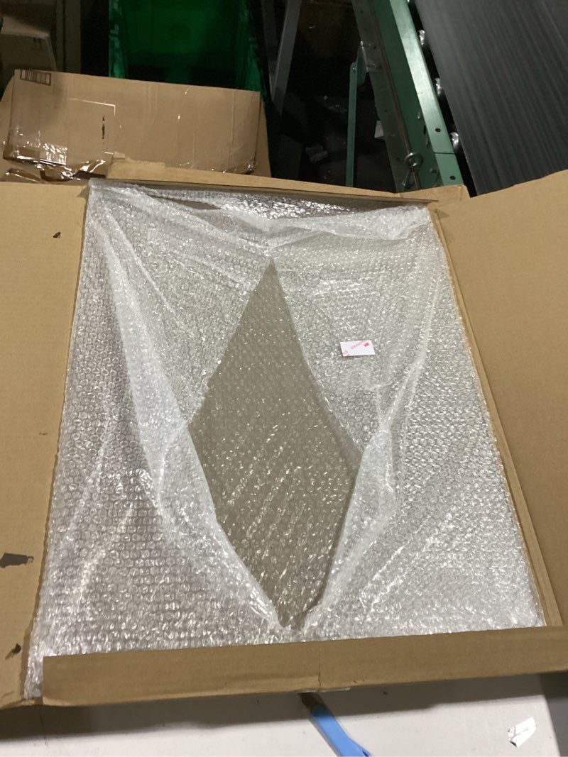 Condition photo showing Good Condition for dulles glass 18" square glass table top, 1/4" thick clear tempered replacement glass, flat polished edge & eased corners for coffee, dining, patio tables & furniture protection