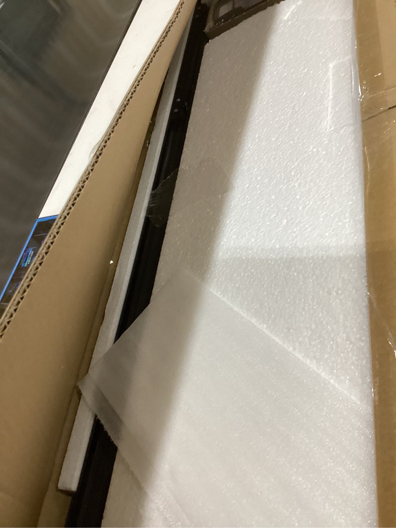 Condition photo showing Good Condition for 57x20 Door Hanging Full Length Mirror, Floor (Height 5.7ft just Body in 1.3ft) or Wall Mounted Metal Frame Rectangle Dressing Mirrors for Bedroom Bathroom Living Room 57 inch Black Black 57"L x 20"W