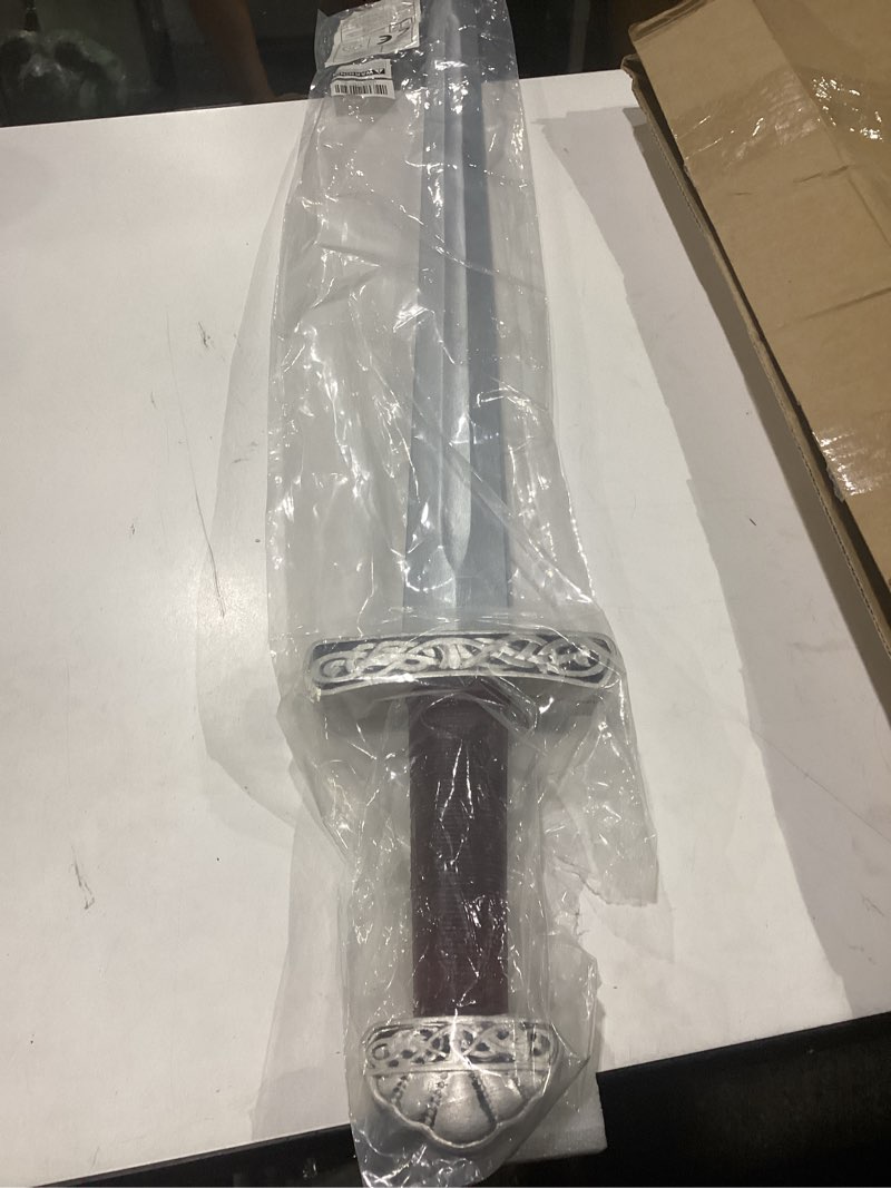 Condition photo showing Good Condition for looyar vikings viking age middle ages medieval pu foam sword weapon toy for berserker soldier knight warrior costume battle play halloween cosplay larp medieval reenactments