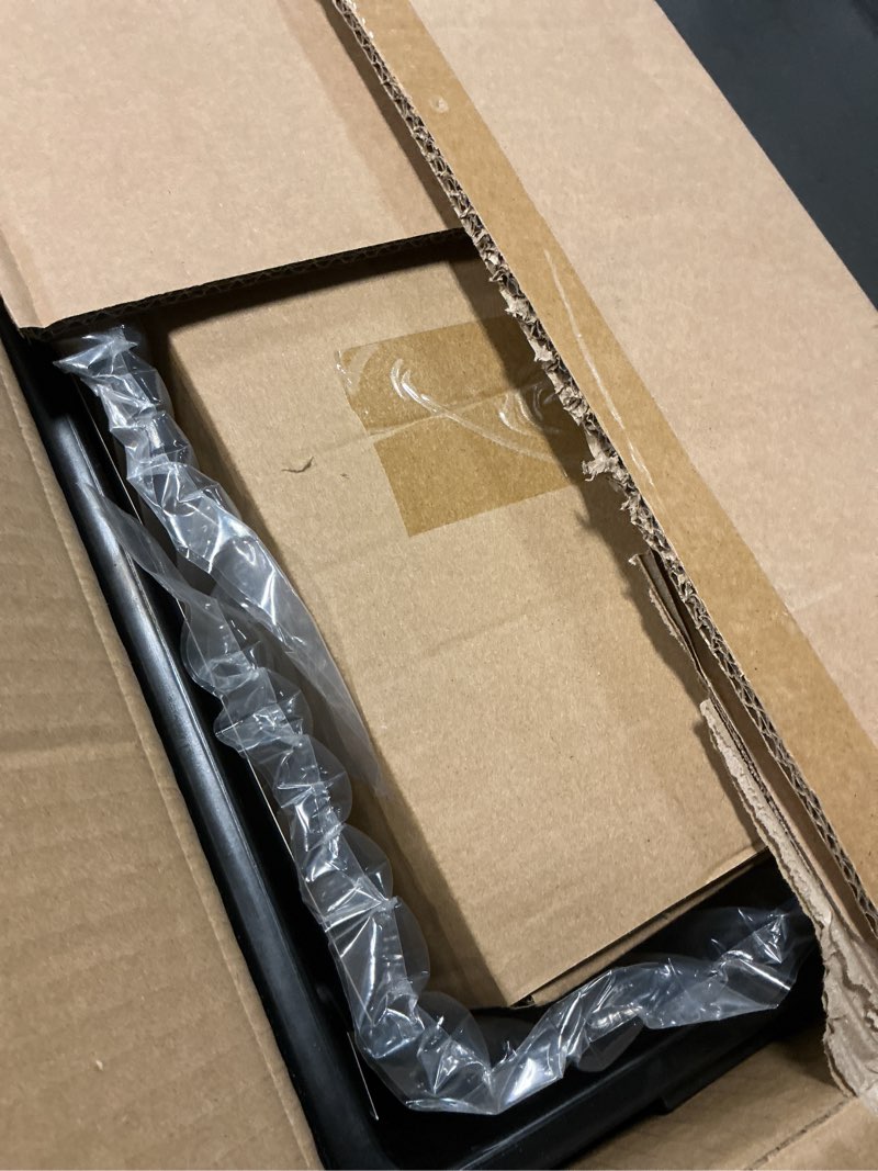 Condition photo showing New/Like New for YJHome Pull Out Trash Can Under Cabinet with 31Qt 8Gal Garbage, Under Sink Trash Can with Soft-Close Slides, Cabinet Trash Can Pull Out Kit with Door Mounting Kit for Minimum Opening 12" W Single Black 8 Gal Trash Can