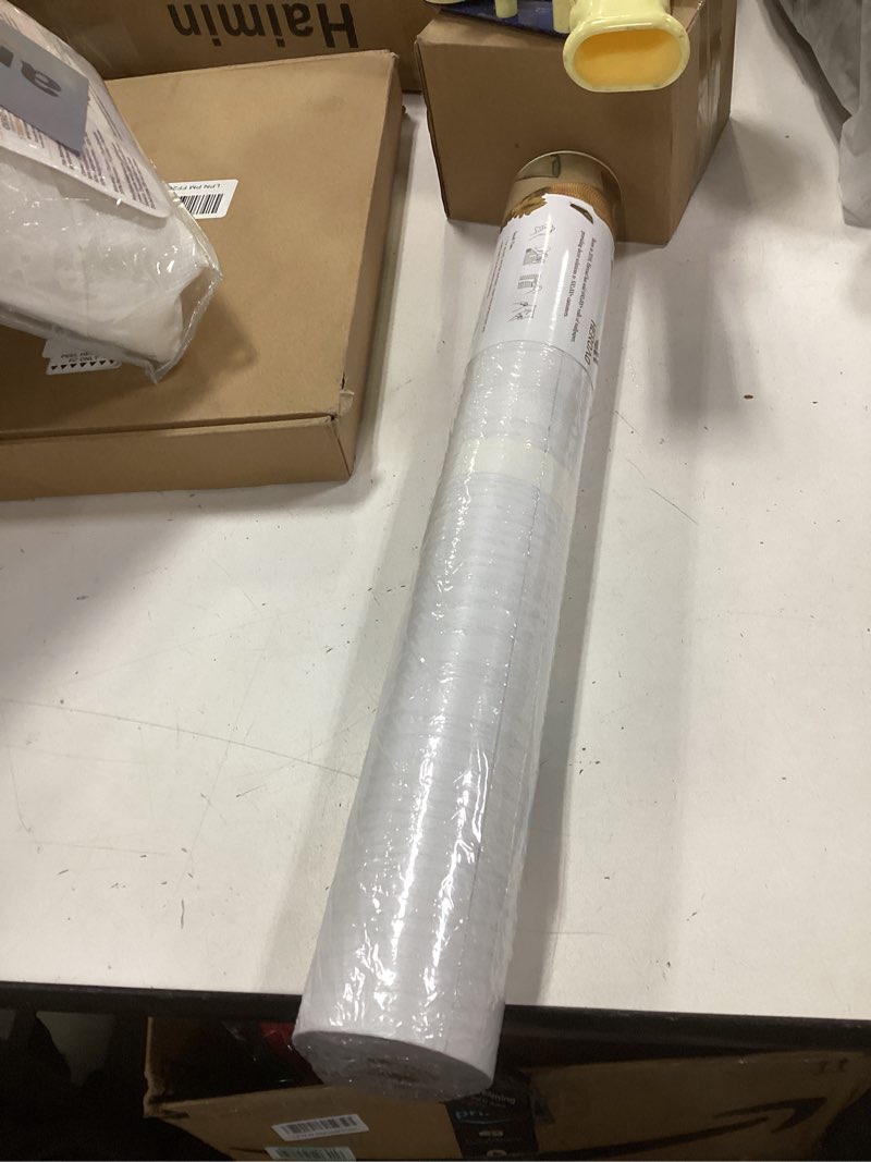 Condition photo showing New/Like New for Heroad Peel and Stick Wallpaper 17.5" x 393" Wood Contact Paper Wood Wallpaper White Wood Grain Contact Paper Thicken Textured for Cabinets and Drawers Countertops Waterproof Self Adhesive Vinyl 17.5" x 393" White