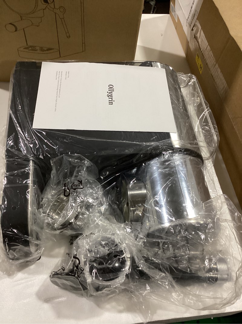 Condition photo showing Good Condition for Espresso Machine,15 Bar Semi-Automatic Espresso Maker with Milk Frother,Touch Screen Black Stainless Steel Coffee Machine with 40oz Removable Water Tank,Cappuccino,Latte,Americano for Home Black+Stainless Steel