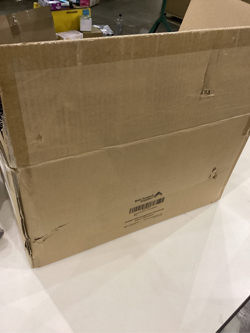 Condition photo showing As Is for Blue Summit College Ruled Composition Notebook Bulk, Marble Black and White Composition Notebooks 100 Pages, College Ruled, 48 Bulk Pack 48 Pack College Ruled