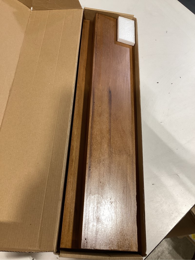 Condition photo showing Good Condition for azsky floating bookshelf for kids, floating shelves for wall cloud picture ledge shelf walnut 23.6 inches nursery book shelves set 3, baby book shelf for toddler room, baby room, nursery decor walnut 24inch