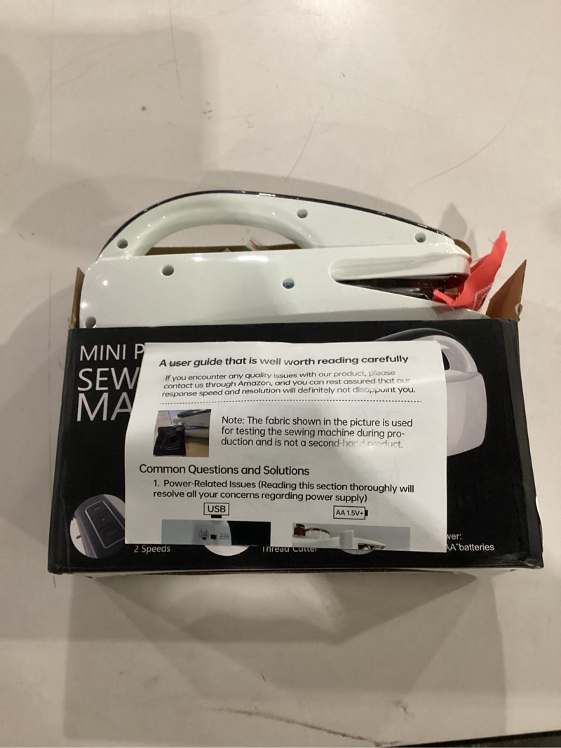 not tested**** handheld sewing machine371