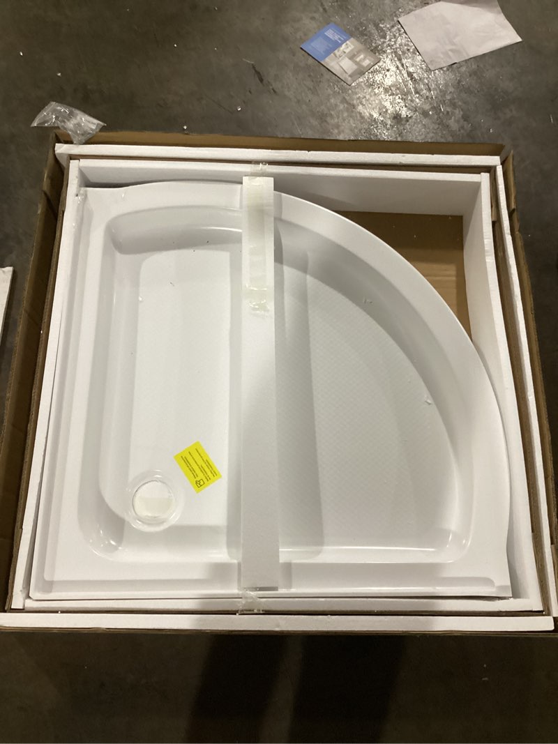 Condition photo showing As Is for ove decors breeze 34 shower base