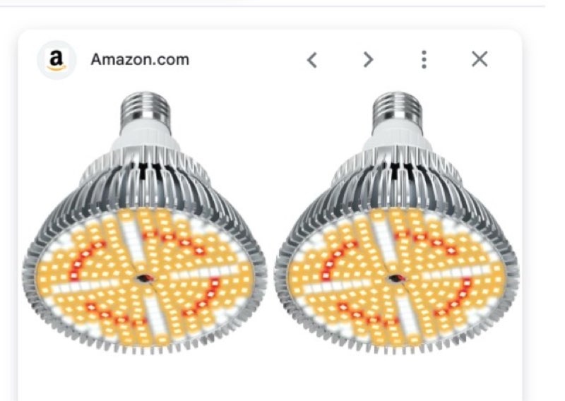 Intpro LED Grow Light Bulbs for Indoor Plants 2Pack, Plant Grow Light Bulb, Grow Bulb Full Spectrum 