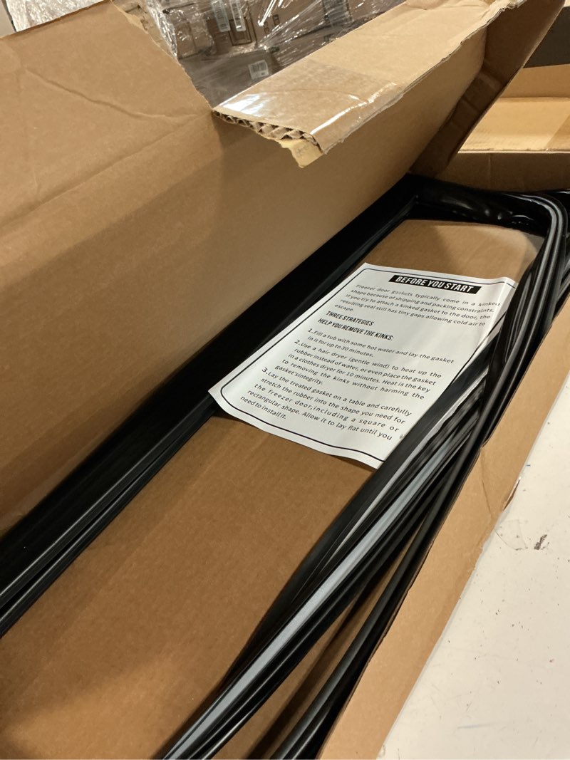Condition photo showing Good Condition for upgraded 241872512 refrigerator door gasket compatible with frigidaire refrigerator door seal part replaces 240514612 240542112 240542124 5304439526 fridge door gasket for kenmore freezer door gasket