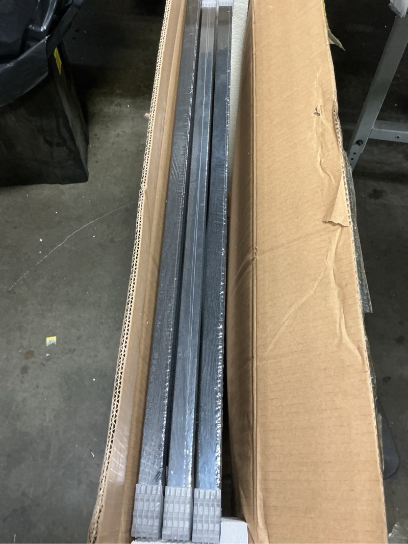 Condition photo showing New/Like New for Large 3D Textured Framed Neutral Abstract Wall Art for Living Room, 3 Piece Modern Artwork for Walls, Minimalist White and Brown Geometric Wall Paintings for Hallway, Stair, Office Wall Decor 24x36 In