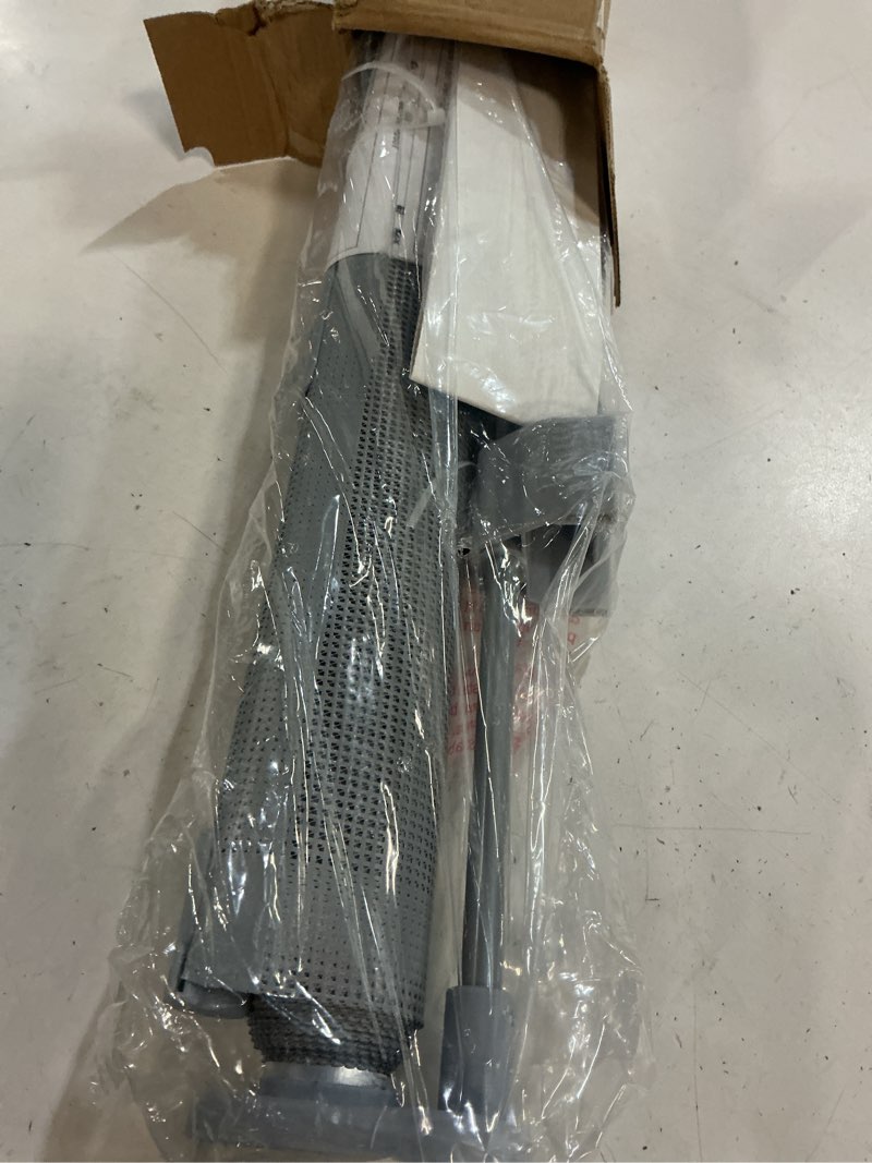 Condition photo showing New/Like New for retractable baby gate for stairs & doorways, dog gate indoor outdoor | extends to 55" wide 34" tall mesh child gate for hallways, deck, porch, pet toddler safety essentials, easy install, grey gray 34" tall x 55" wide