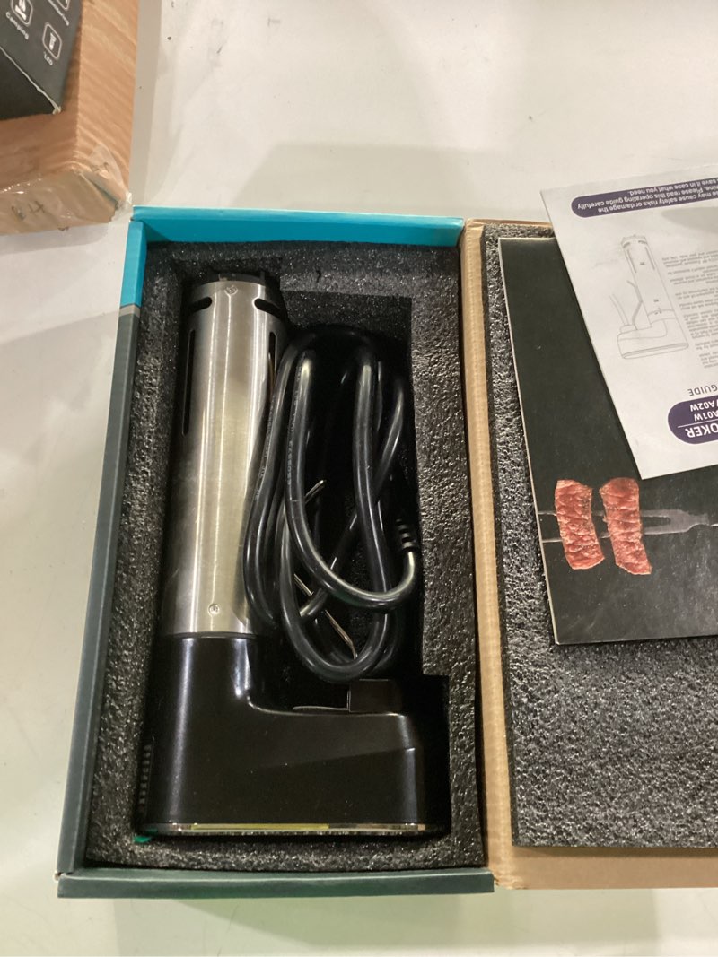Condition photo showing New/Like New for outohome 1300w sous vide cooker,wifi sous vide machines,immersion circulator,precision cooker,recipes,accurate temperature and time control,ipx7 waterproof,ultra quiet,fast heating,app recipes timer