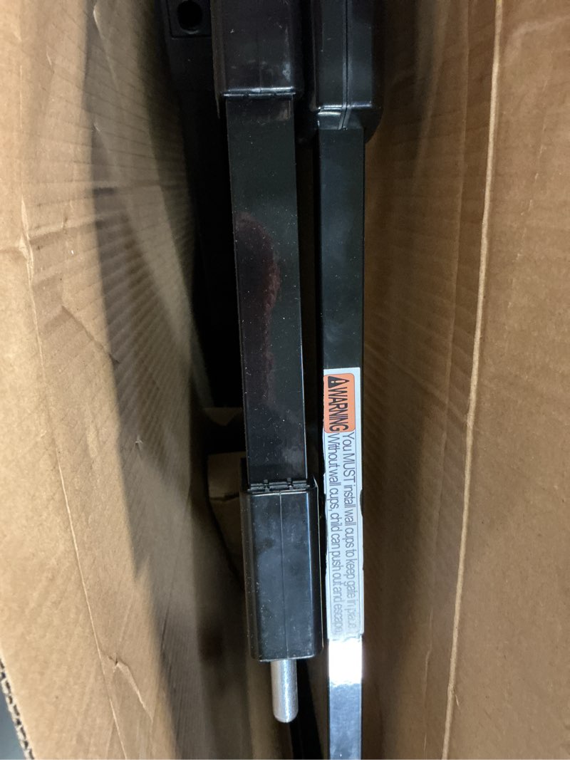 Condition photo showing Good Condition for WAOWAO Clear Baby Gate for Stairs Modern Design Acrylic Auto Close Pet Gate, 29.52-47.24" Wide Safety Baby Gate for Doorways,Black Clear Dog Gates Indoor,Hallways,Kitchen