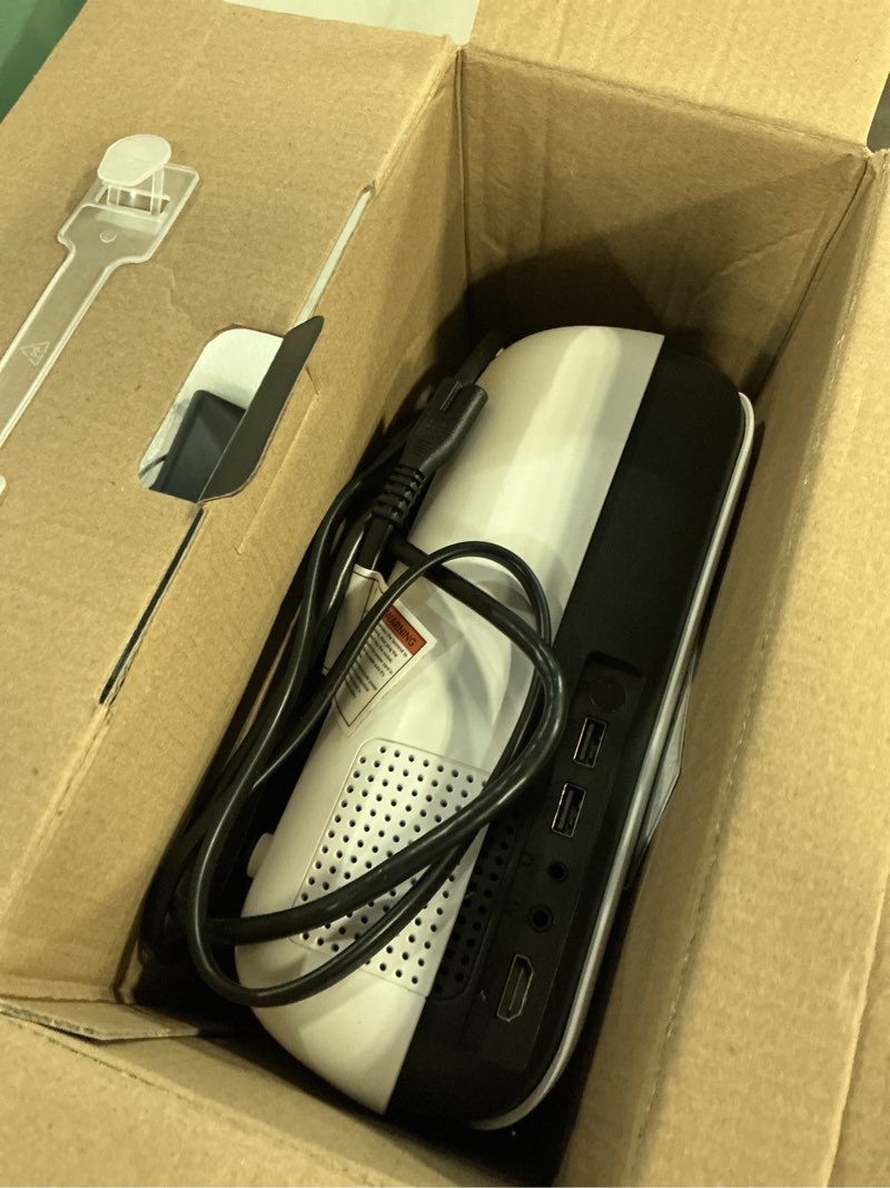 Condition photo showing Good Condition for official licensed google tv - happrun native 1080p outdoor smart projector | google tv • 10k+ apps • 4k decoding • dolby & airplay • wi-fi & bluetooth • outdoor ready • plug & play • ps5 compatible