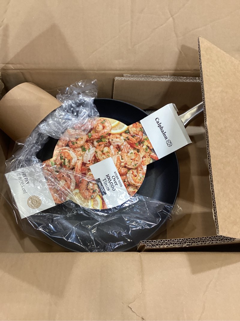 Condition photo showing New/Like New for Calphalon® Hard-Anodized Nonstick 12-Inch Frying Pan