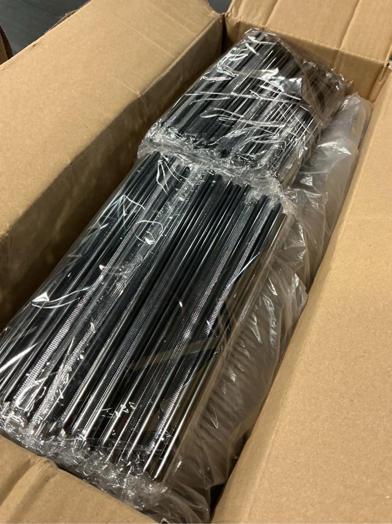 Condition photo showing New/Like New for wuhuixoz [200 sets - 12oz plastic cups with lids and straws, disposable cups for iced coffee, smoothie, milkshake, cold drinks - clear 200 set 12oz cups with lids and straws