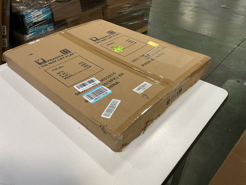 Condition photo showing New/Like New for 16x20 Picture Frame Black Set of 3, Display Pictures 11x14 with Mat or 16 x 20 Without Mat, Poster Frames 16x20 for Wall Hanging Horizontal and Vertical Black 16x20(3PK)