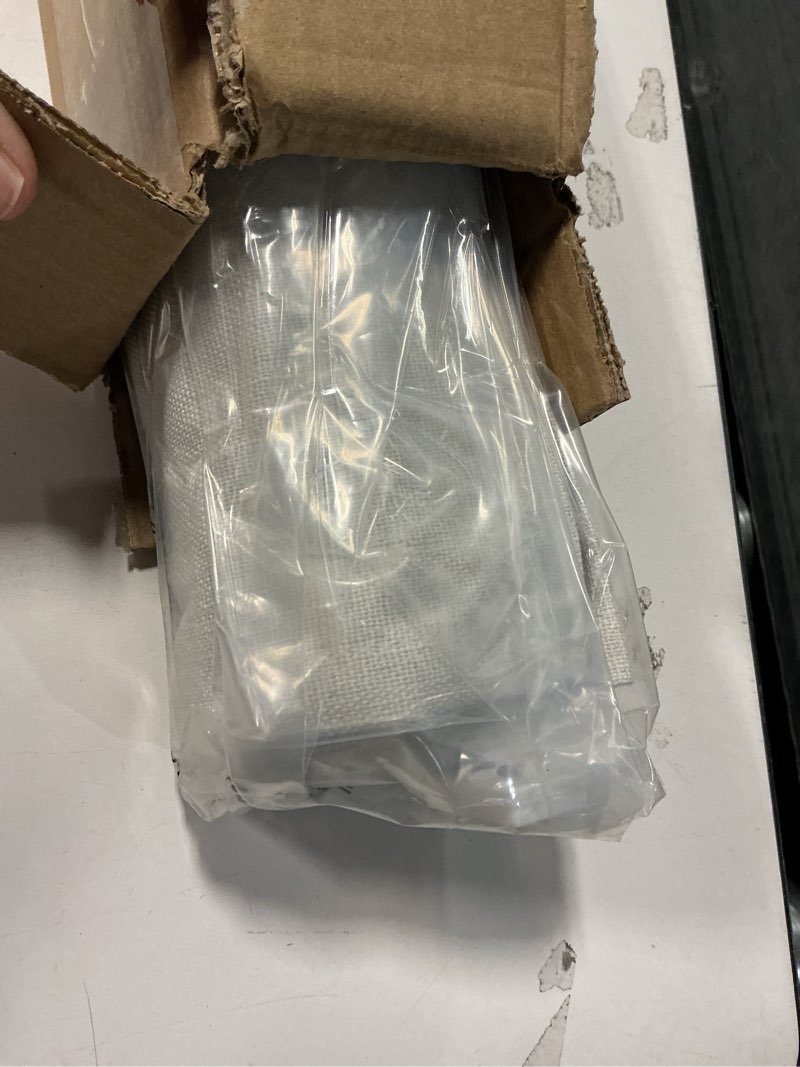 Condition photo showing Good Condition for LazBlinds No Tools No Drill Cordless Roman Shades for Windows, Blackout Thermal Insulated UV Blocking Window Blinds, Room Darkening Fabric Blinds for Indoor Windows, 29'' W x 64'' H, Off White Blackout - Off White 29" W x 64" H