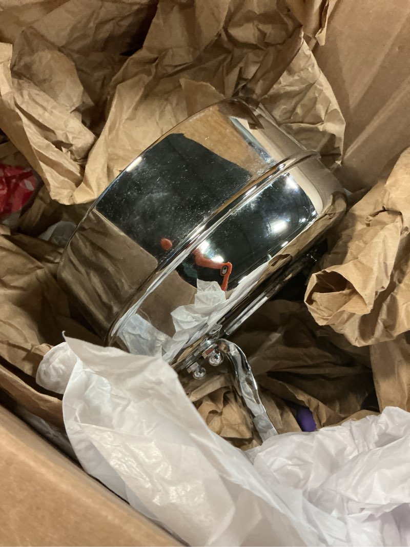 Condition photo showing As Is for newey & bloomer kensington no. 3 tea kettle, 1.9 qt. - solid copper with beechwood handle kitchen essentials, vintage-inspired boiler with whistling lid - gas & electric stovetop compatibility silver electric & gas stovestop