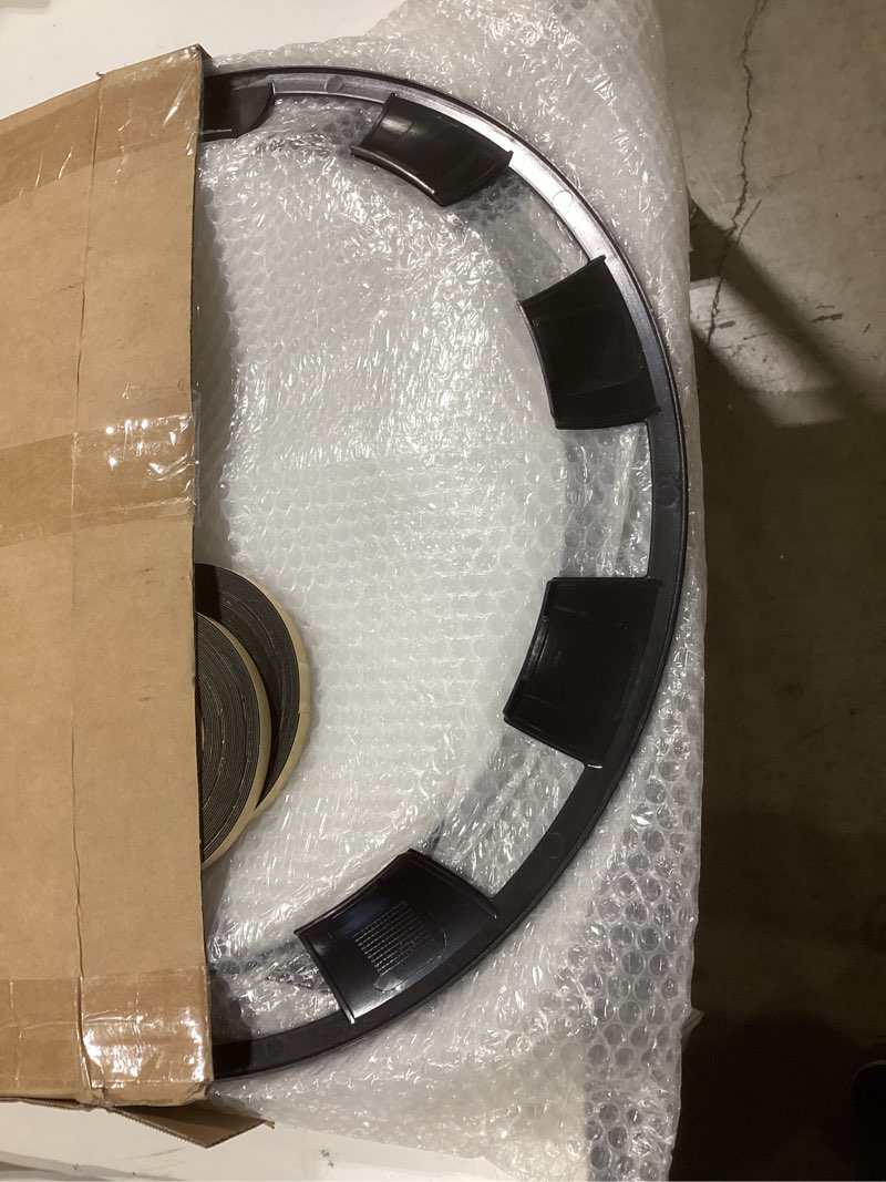 Condition photo showing Good Condition for for Tesla Model Y 20 Inch Wheel Rim Protector Hubcaps Induction Wheels Rim Cover Tire Trim Rings Matte Black 4Pcs Model Y Accessories Matte Black 20 in