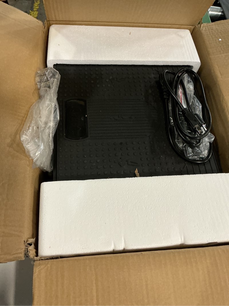 Condition photo showing Good Condition for Vibration Plate Exercise Machine, 330LB Full Body Vibrating Plate for Lymphatic Drainage & Weight Management, 200 Speed Vibration Board Workout Platform for Home Fitness RC-CFM-V97