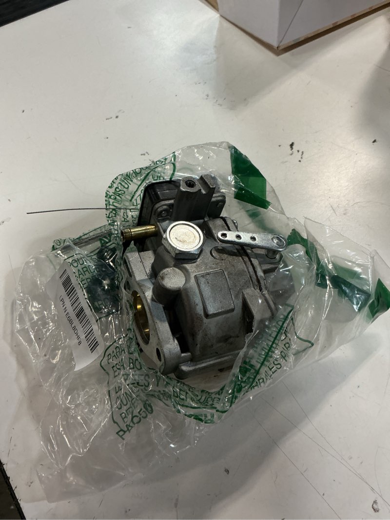 Condition photo showing As Is for carburetor compatible for briggs and stratton 19.5 hp model 42e707 type 2631-e1 no: 19306 693480 craftsman lt1000 917270821 v-twin