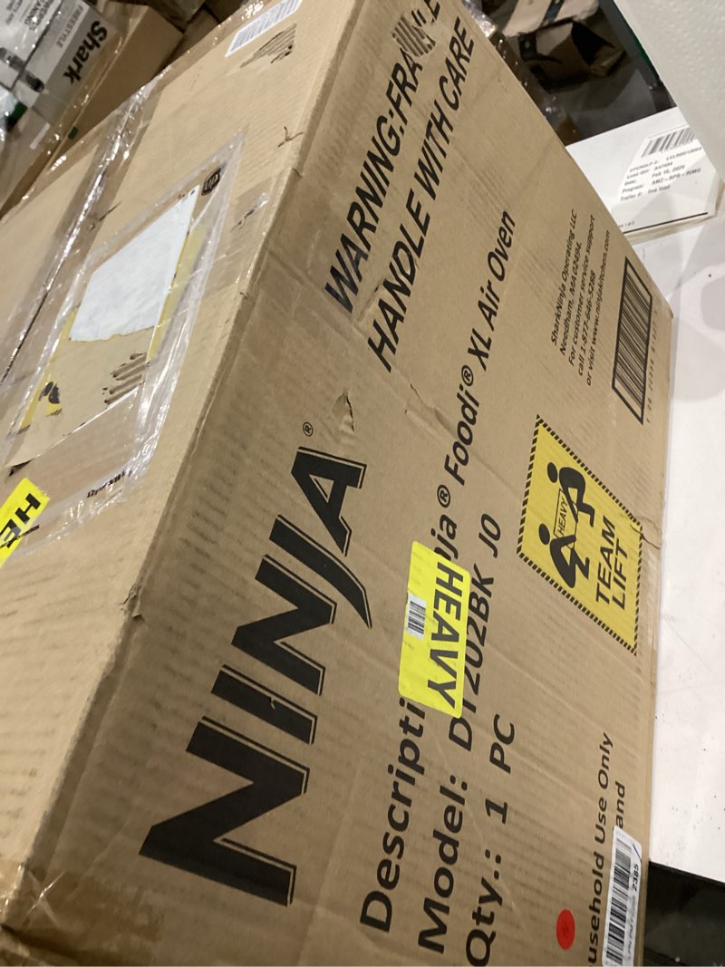 Condition photo showing Good Condition for Ninja Air Fryer & Toaster Oven | Foodi Series, XL Pro Air Oven Kitchen Countertop Convection | 10-in-1 Functions | Fits a 5-lb Chicken & Sheet Pan of Vegetables | 1800 Watts | Stainless Steel | DT201