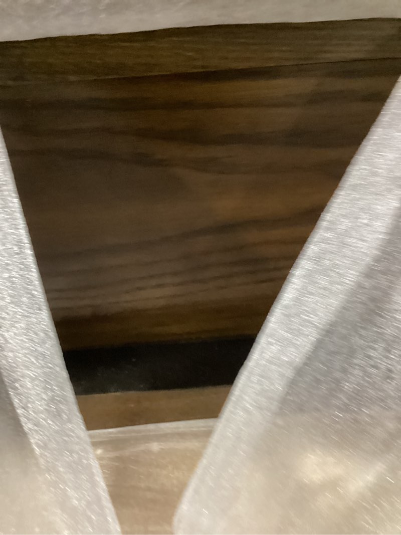 Bridget Floor Shelf End Table with Storage incomplete 