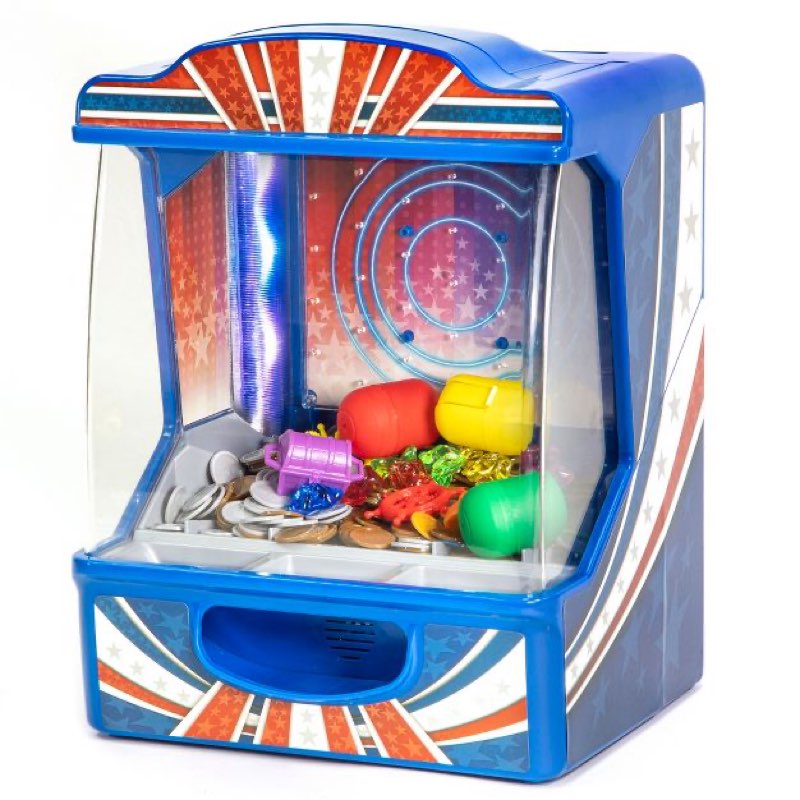 Merchant Ambassador: Retro Arcade Electronic Tabletop Game, Push The Coins Over The Edge to Win, 1 Player, Ages 6+