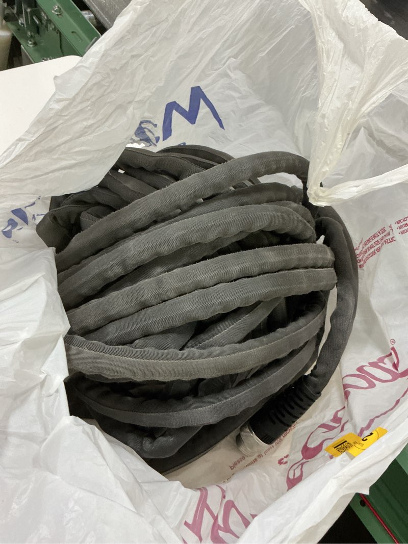 Condition photo showing As Is for teknor apex zero-g 5/8 in. d x 50 ft. l heavy duty commercial grade garden hose