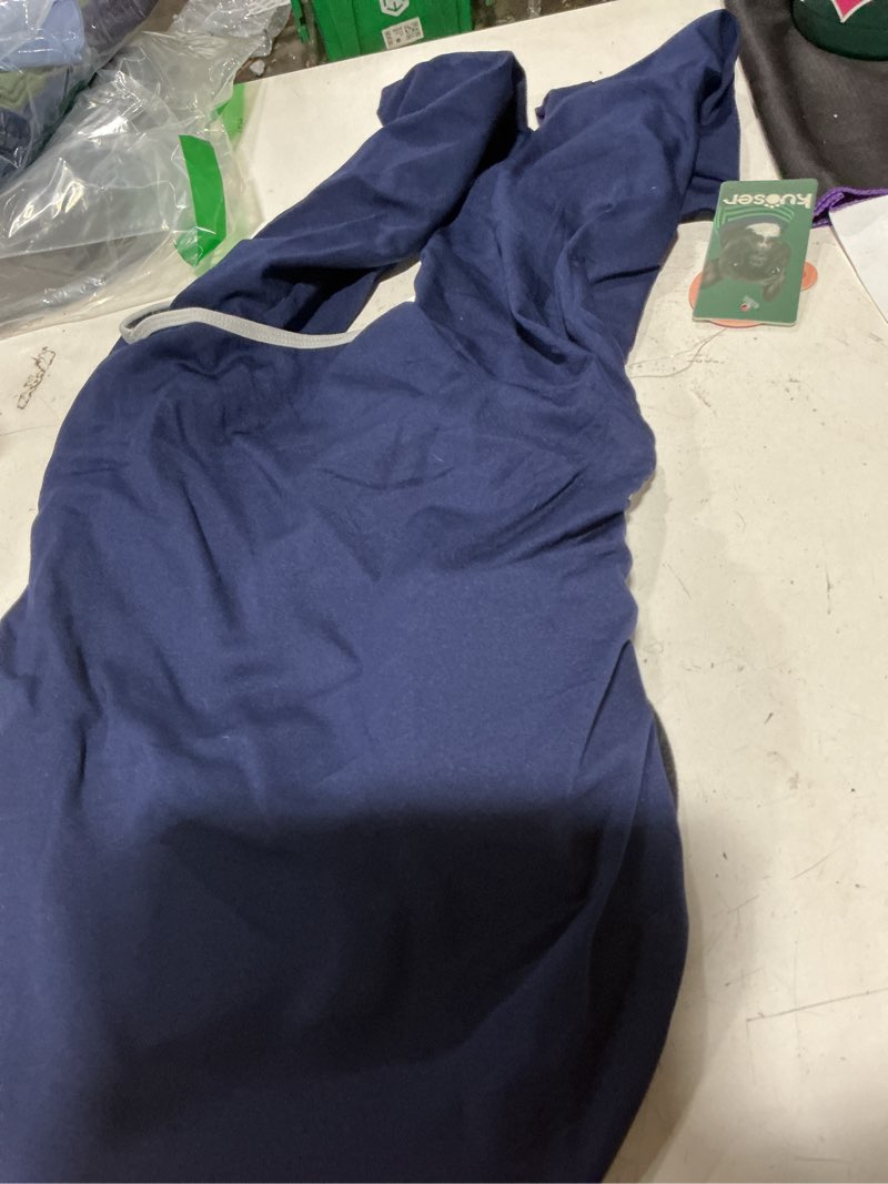 Condition photo showing Good Condition for kuoser dog surgery recovery suit, professional dog surgical suit for back legs, soft dogs recovery sleeve to prevent licking biting wounds, dogs onesie after surgery elbow protector, blue 3xl 3x-large (back: 24.4"; chest: 37.4") blue