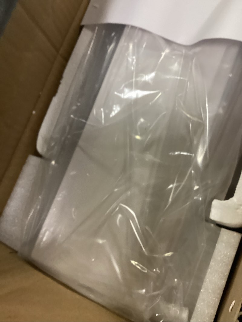Condition photo showing Good Condition for cumilo 60” Large Smart Ceiling Fans with LED Lights and Remote,Quiet DC Motor,Dimmable,Outdoor Indoor Matte White Ceiling Fan Controlled by WIFI Alexa App,Modern 3 Blade for Bedroom Living Room Patio Z-White-60"