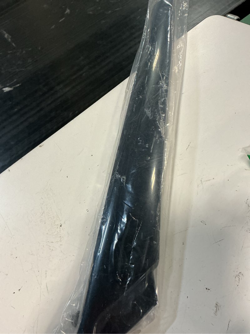 Condition photo showing As Is for right side a-pillar windshield molding trim panel fit for infiniti qx56 2011-2013 qx80 2014-2023 fit for nissan armada 2017-2023 replace# 76836-6jk0a 76836-1la0a