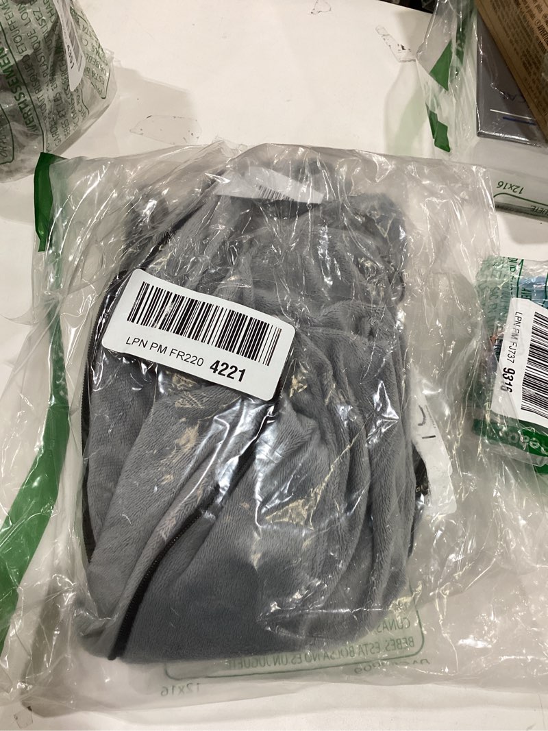 Condition photo showing Good Condition for BARKLESS Dog Cone, Inflatable Dog Cone After Surgery for Large Breeds, Soft Surgery Collar with Enhanced Anti-Licking Guard Shield for Pets, Patented Protective Donut Collar Grey XL (Neck: 18"-23")