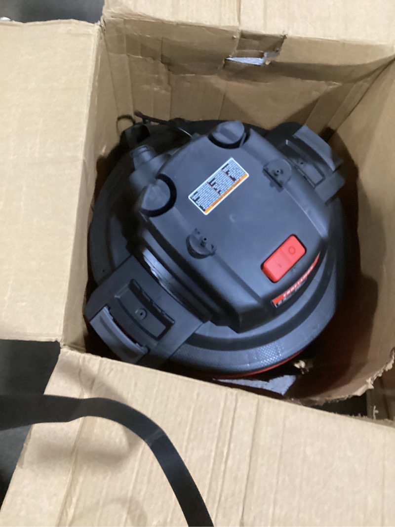Condition photo showing Good Condition for CRAFTSMAN CMXEVBE17596 20 Gallon 6.5 Peak HP Wet Dry Vac, Heavy-Duty Shop Vacuum Wet and Dry with Filter, Dust Bag, Hose and Attachments for Shop, Garage, Jobsite Cleaning 20 Gallon 6.5 Peak HP w/Filter, Dust Bag, Hose