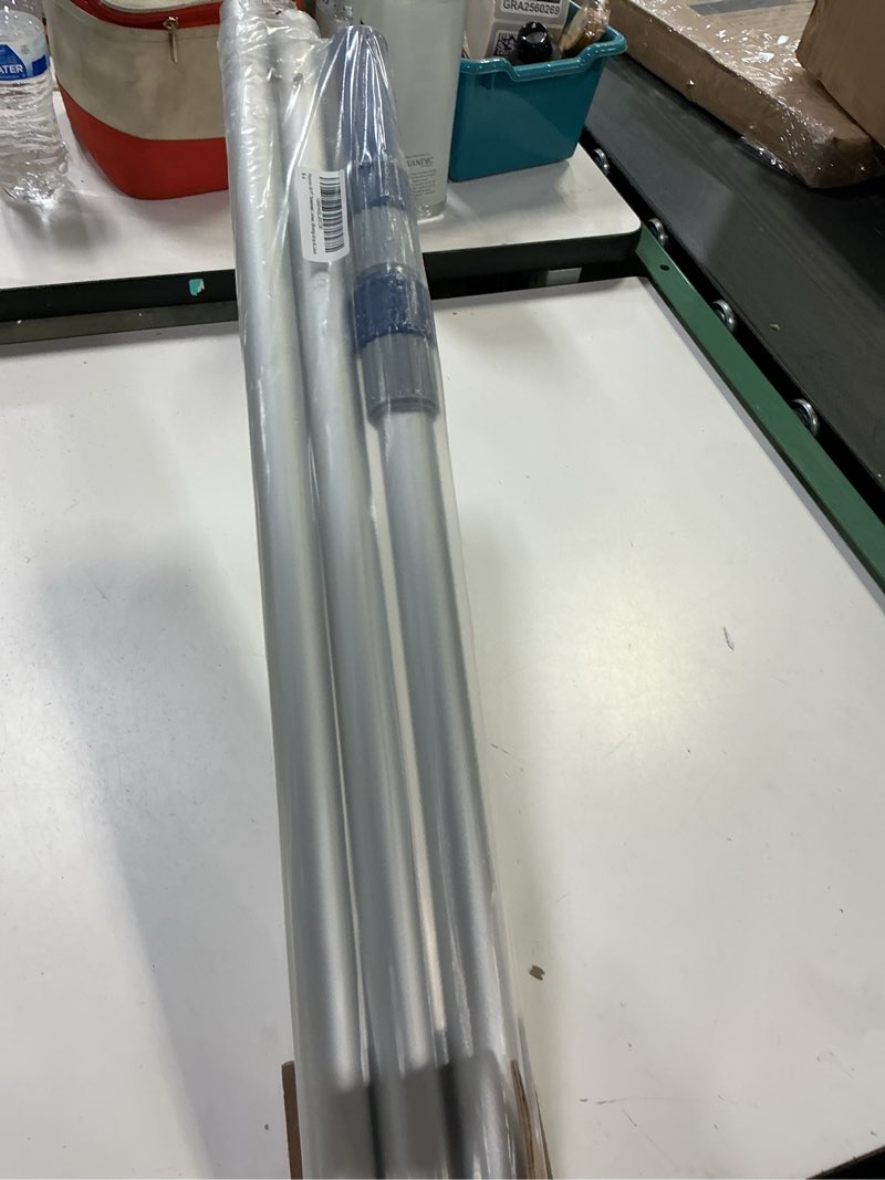 Condition photo showing New/Like New for Poolvio 15 FT Telescopic Pool Pole - Adjustable 3 Piece Aluminum Pool Skimmer Pole for Pool Cleaning Skimmer Nets Vacuum Heads & Brushes, Strong Grip & Lock 15 Foot